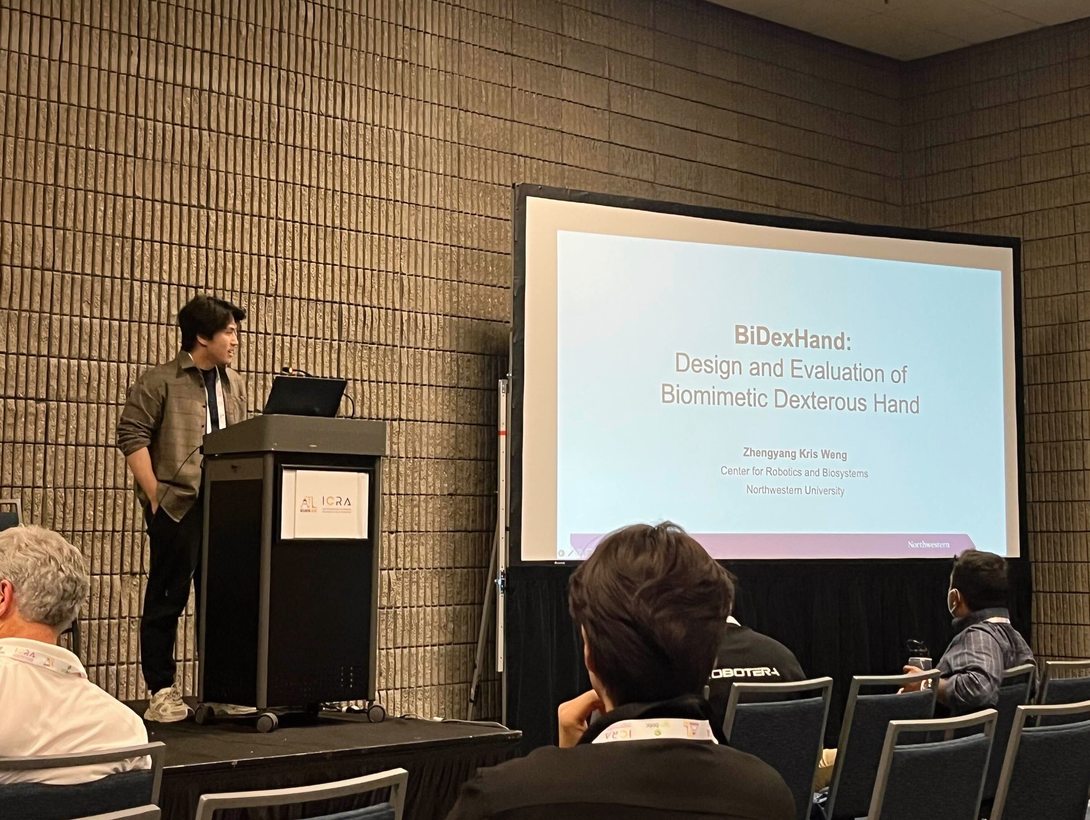 While presenting at ICRA 2025